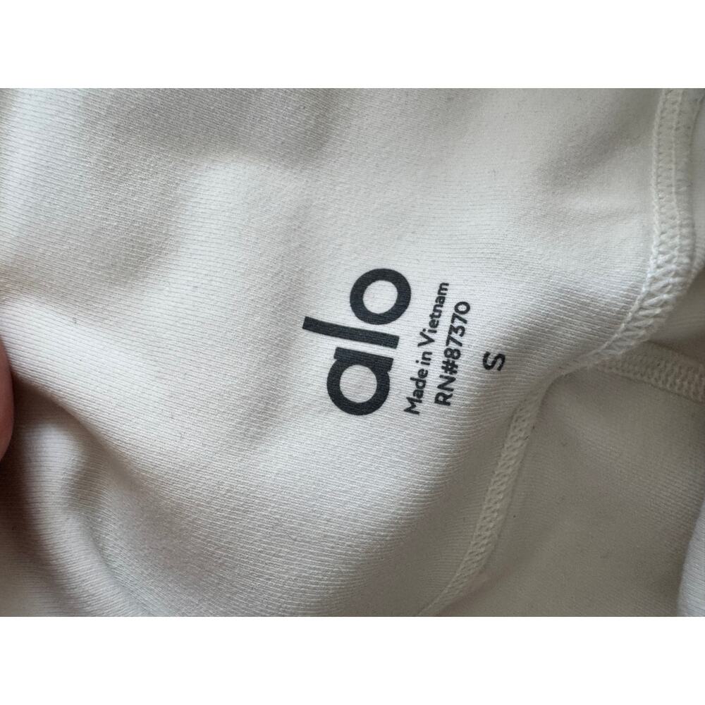 Alo Yoga Airbrush High-Waist Flare Legging White Sz S - Picture 4 of 4